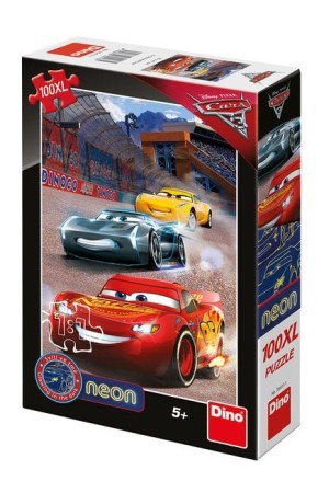 CARS 3 ΑΓΩΝΑΣ ΔΡΟΜΟΥ Neon 100XL ΤΕΜ. ΠΑΖΛ Dino
