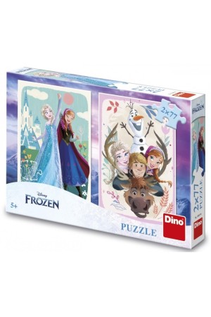 FROZEN: ΑΝΝΑ ΚΑΙ ΕΛΣΑ 2x77 ΤΕΜ. ΠΑΖΛ DINO