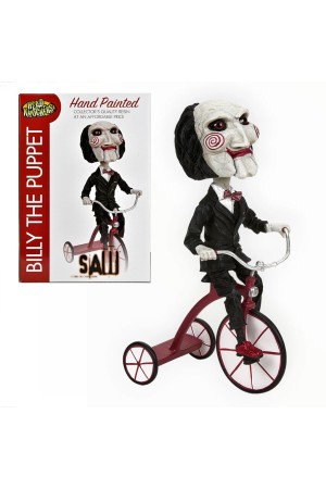 ΦΙΓΟΥΡΑ 18CM HEAD KNOCKER PUPPET ON BICYCLE (SAW)