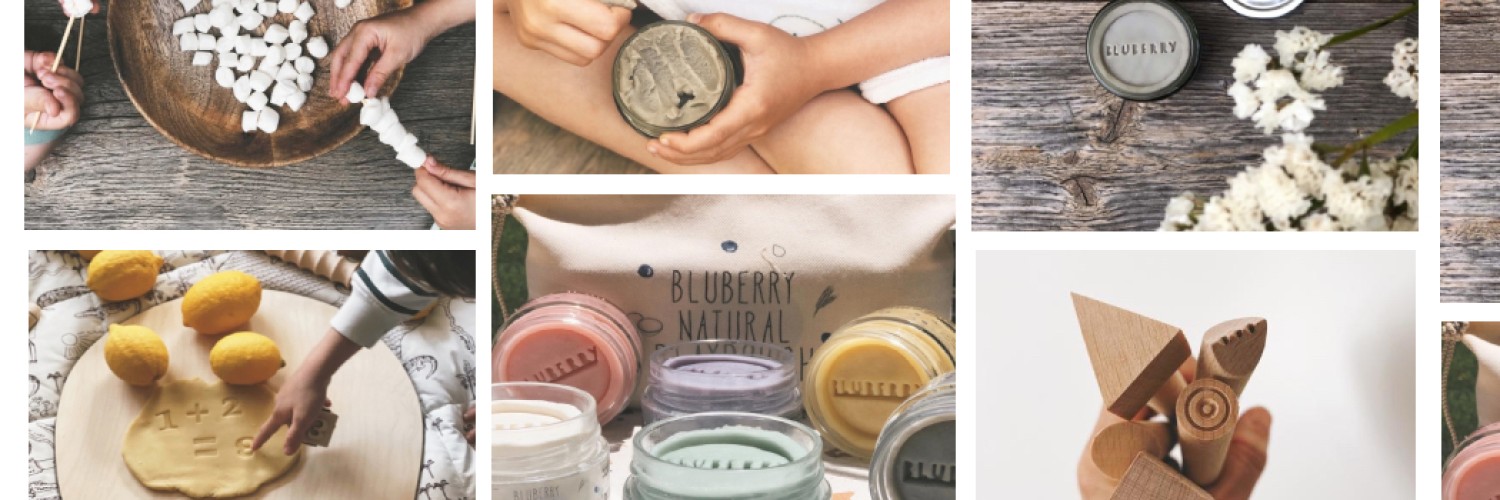 Bluberry Natural Playdough: Οι φυσικές παστελίνες που ενισχύουν τη δημιουργικότητα