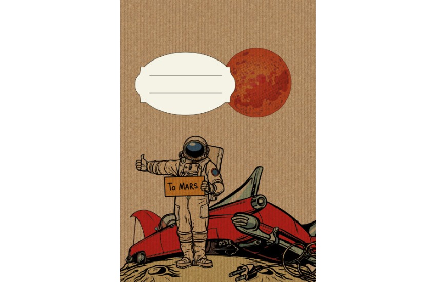 ΤΕΤΡΑΔΙΟ CRAFT TO MARS Α5
