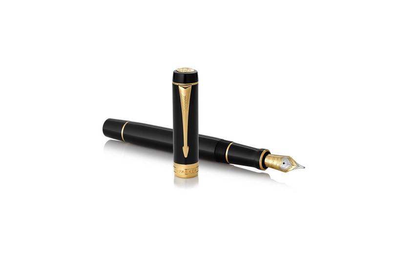 PARKER DUOFOLD CL BLACK GT FP-C M CENTENNIAL