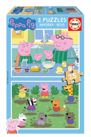 ΠΑΖΛ 2X25 PEPPA PIG