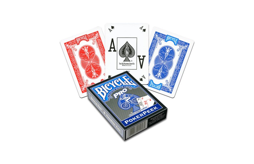 BICYCLE PRO RED & BLUE MIX DECK