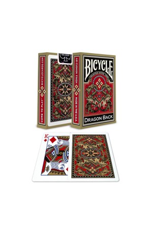 BICYCLE GOLD DRAGON BACK