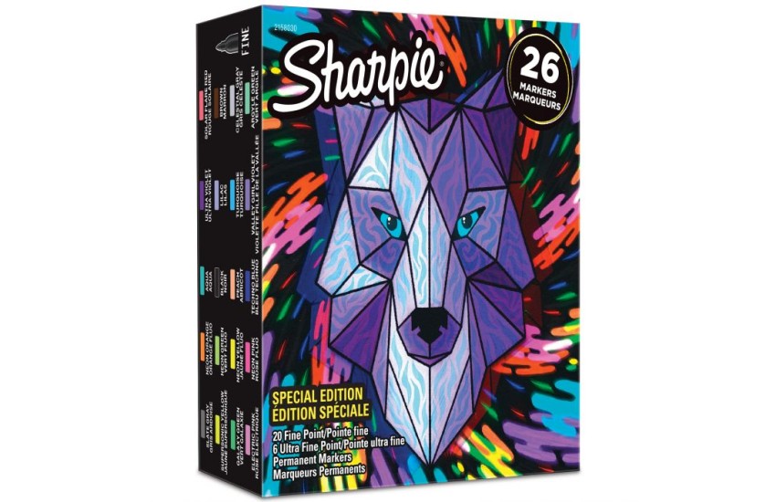 SHARPIE FINE ASS.BOX26 WOLF