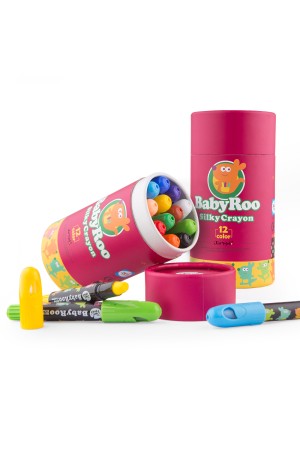 ΚΗΡΟΜΠΟΓΙΕΣ SOFT BABY ROO ΣΕΤ 12 ΧΡΩΜΑΤΑ WASHABLE JARMELO