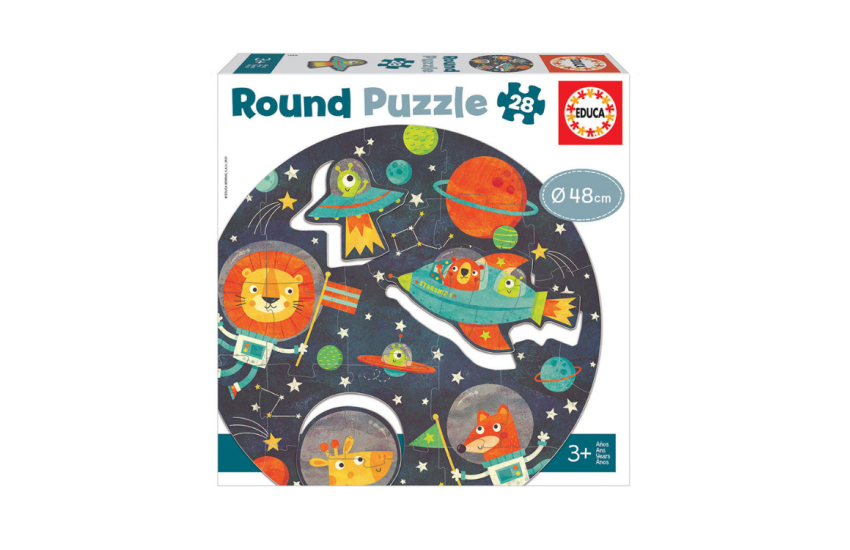 ΠΑΖΛ ΣΤΡΟΓΓΥΛΟ ROUND PUZZLE THE SPACE 28 ΤΕΜ. (18908)