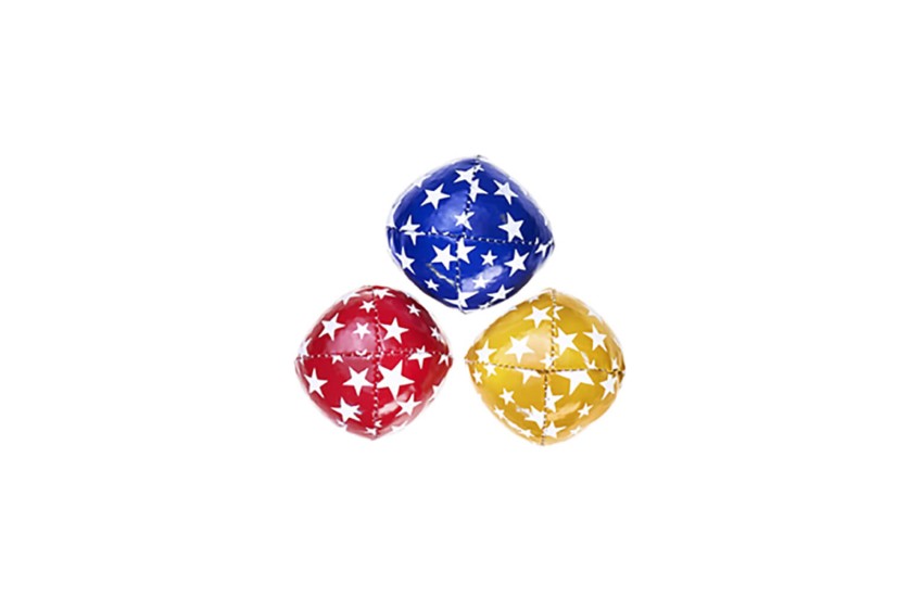 SET 3 ACROBAT JUGGLING BALLS JUNIOR (80G.) BLUE, RED & YELLOW