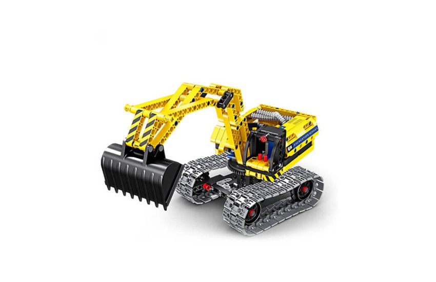 2 IN 1 CONSTRUCTION EXCAVATOR & ROBOT - 342PCS.