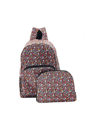 BLACK DITSY BACKPACK