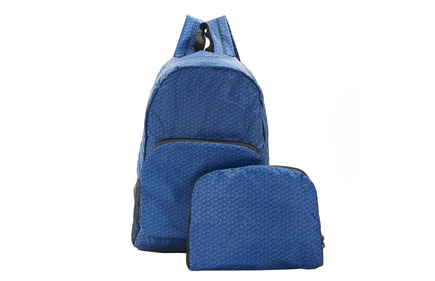 NAVY DISRUPTED CUBES BACKPACK