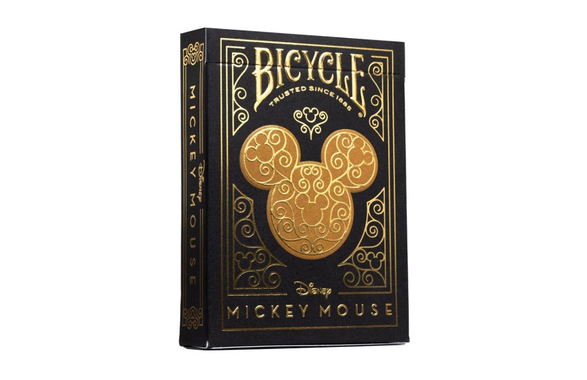 BICYCLE BLACK AND GOLD MICKEY