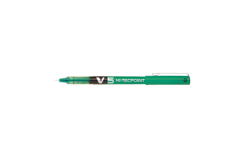 PILOT ΣΤΥΛΟ ΥΓΡΗΣ ΜΕΛΑΝΗΣ V5 HI-TECPOINT 0.5mm ΠΡΑΣΙΝΟ