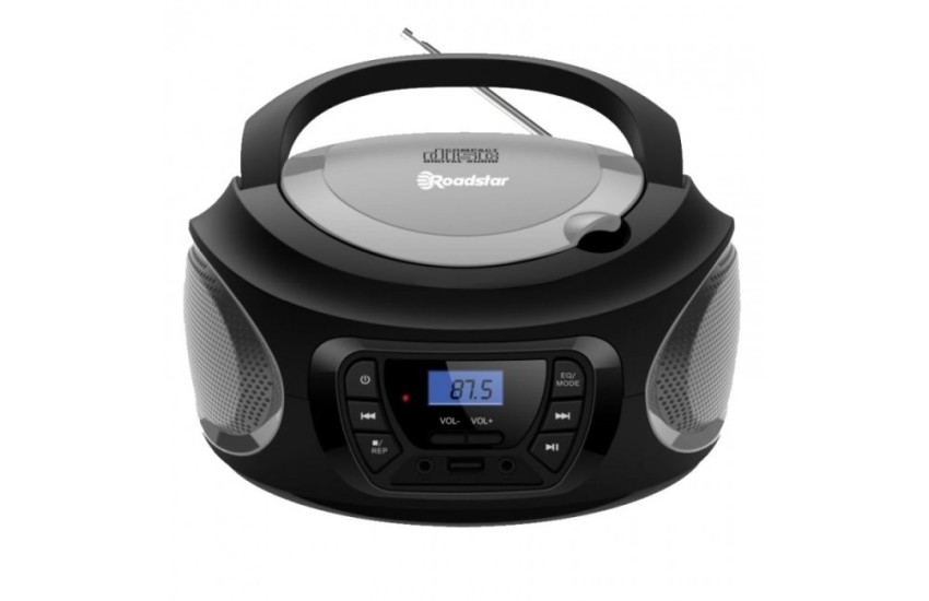 ΦΟΡΗΤΟ ΡΑΔΙΟ - CD-MP3-USB PLAYER ROADSTAR CDR-365U SILVER