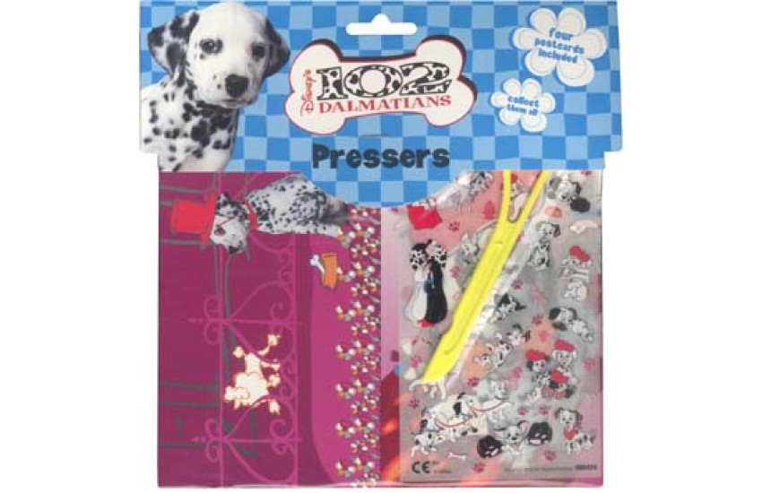 ΑΥΤΟΚΟΛΛΗΤΑ PRESSERS 102 DALMATIANS -ΜΠΛΕ