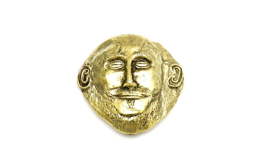 ΠΡΕΣ ΠΑΠΙΕ ΜΑΣΚΑ ΑΓΑΜΕΜΝΟΝΑ ΟΡΕΙΧΑΛΚΟΣ 7,5 cm x 7 cm x 1 cm