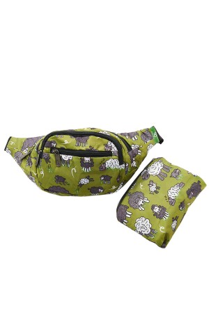 GREEN SHEEP BUM BAG