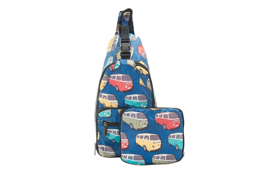 TEAL CAMPER VANS CROSS BODY