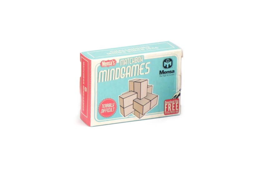 MENSA MATCHBOX KNOT PUZZLE