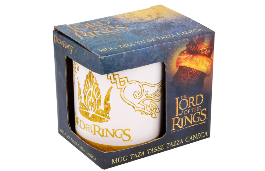 LORD OF THE RINGS CERAMIC MUG 11 OZ IN GIFT BOX