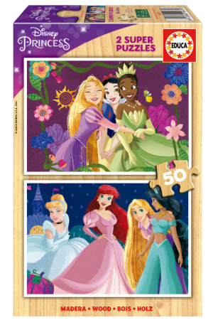 ΠΑΖΛ ΞΥΛΙΝΟ 2Χ50 DISNEY PRINCESS