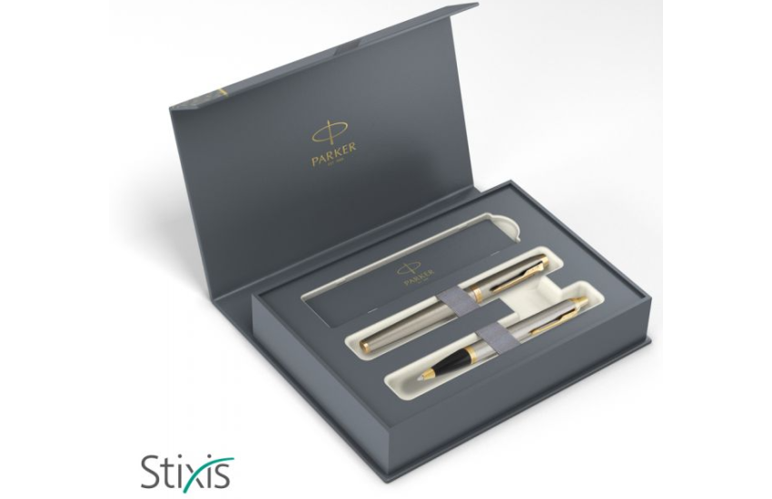 ΣΕΤ ΣΤΥΛΟ - ΠΕΝΑ PARKER CORE BRUSH METAL GT Set [FP-BP]