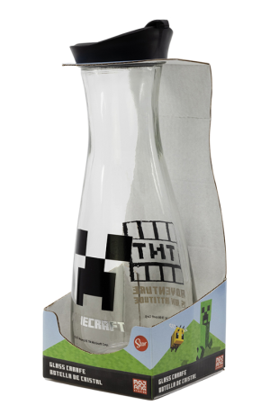 MINECRAFT GLASS CARAFE 900 ML