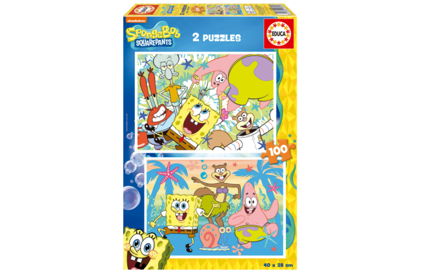 ΠΑΖΛ 2x100 BOB ESPONJA