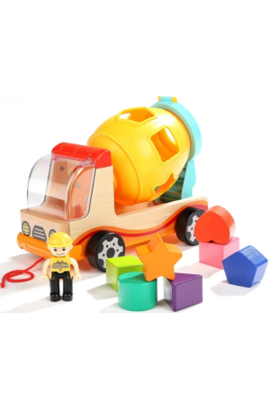 MIXER  TRUCK WITH SHAPE SORTER ΜΠΕΤΟΝΙΕΡΑ ΜΕ ΣΧΗΜΑΤΑ ΣΥΡΟΜΕΝΗ