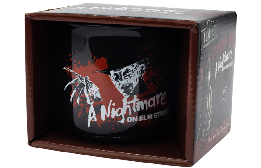 NIGHTMARE ON ELM STREET CERAMIC BREAKFAST MUG 14 OZ A IN GIFT BOX