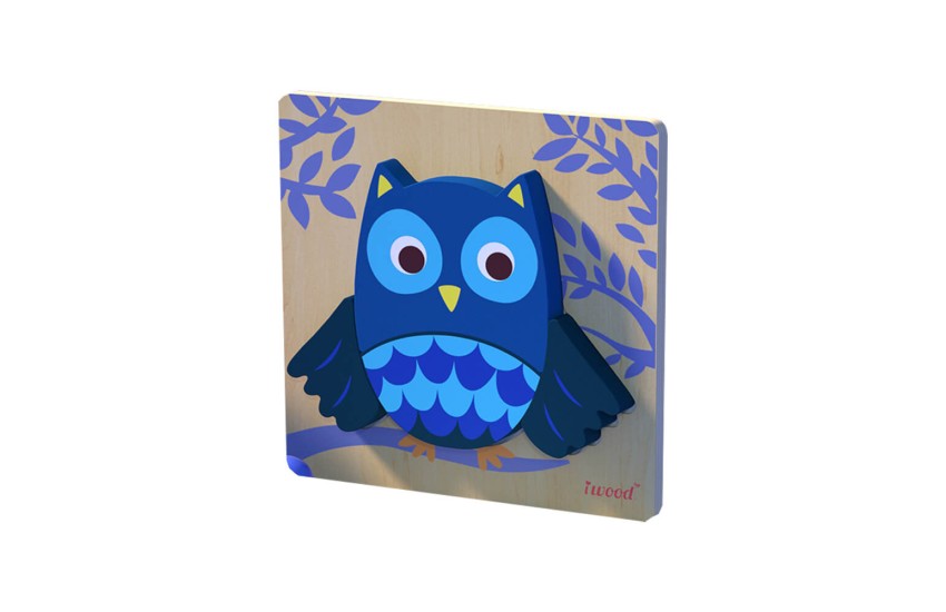 WOODEN JIGSAW PUZZLE-OWL