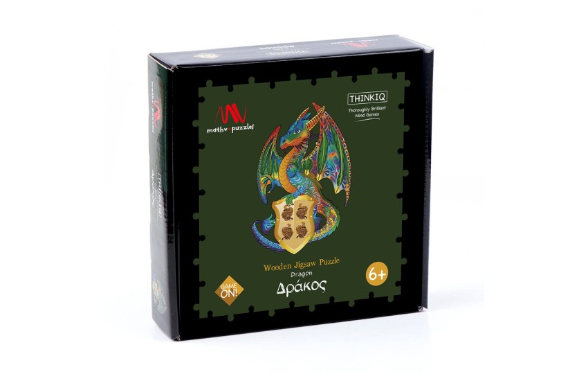 WOODEN JIGSAW PUZZLE - DRAGON