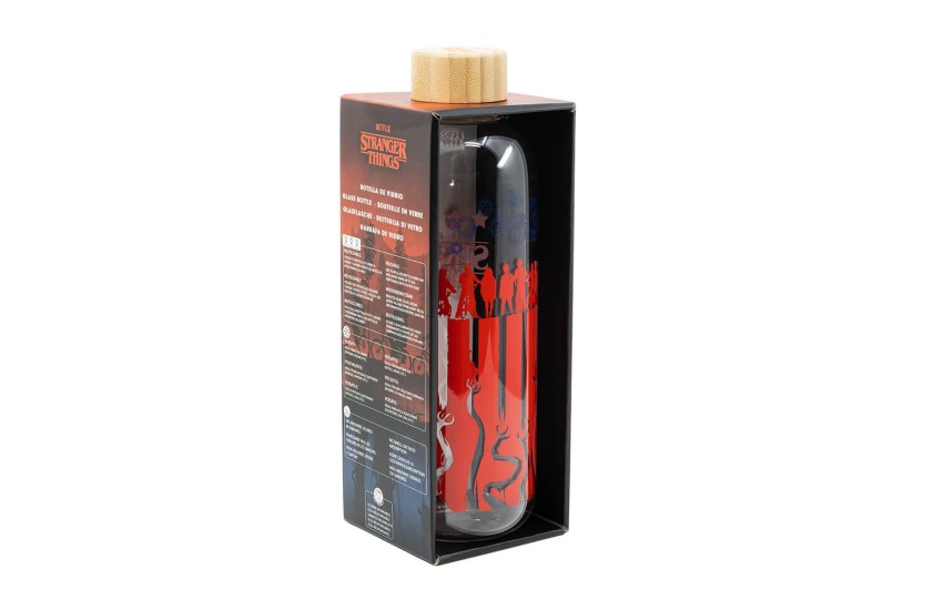 STRANGER THINGS YOUNG ADULT LARGE GLASS BOTTLE 1030 ML