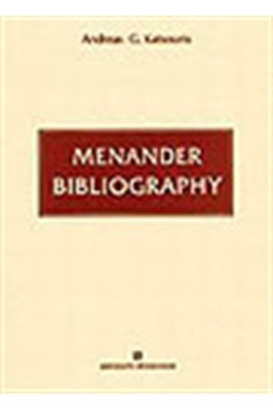 MENANDER BIBLIOGRAPHY
