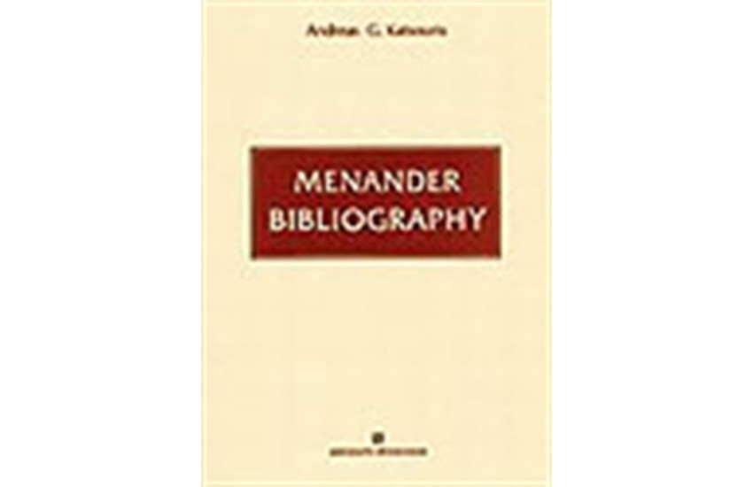 MENANDER BIBLIOGRAPHY