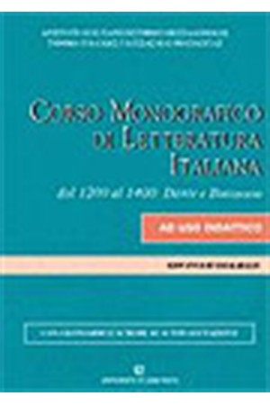 CORSO MONOGRAFICO DI LETTERATURA