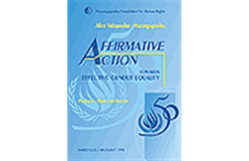 AFFIRMATIVE ACTION, TOWARDS EFFECTIVE GENDER EQUALITY