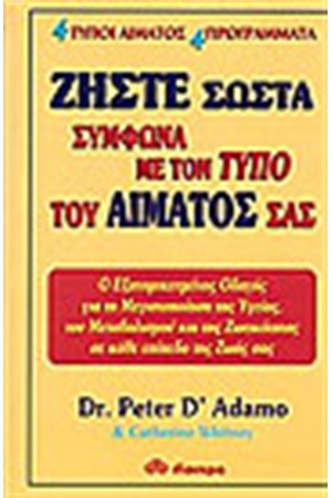 ΖΗΣΤΕ ΣΩΣΤΑ ΣΥΜΦΩΝΑ ΜΕ ΤΟΝ ΤΥΠΟ ΤΟΥ ΑΙΜΑΤΟΣ ΣΑΣ ΖΗΣΤΕ ΣΩΣΤΑ ΣΥΜΦΩΝΑ ΜΕ ΤΟΝ ΤΥΠΟ ΤΟΥ ΑΙΜΑΤΟΣ ΣΑΣ