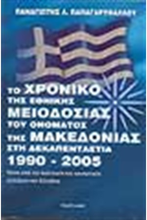 ΤΟ ΧΡΟΝΙΚΟ ΤΗΣ ΕΘΝΙΚΗΣ ΜΕΙΟΔΟΣΙΑΣ ΤΟΥ ΟΝΟΜΑΤΟΣ ΤΗΣ ΜΑΚΕΔΟΝΙΑΣ ΤΟ ΧΡΟΝΙΚΟ ΤΗΣ ΕΘΝΙΚΗΣ ΜΕΙΟΔΟΣΙΑΣ ΤΟΥ ΟΝΟΜΑΤΟΣ ΤΗΣ ΜΑΚΕΔΟΝΙΑΣ