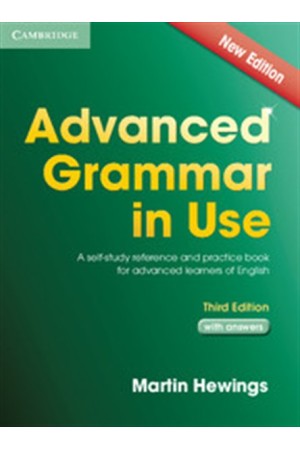 ADVANCED GRAMMAR IN USE STUDENT'S BOOK WITH ANSWERS 3RD EDITION
