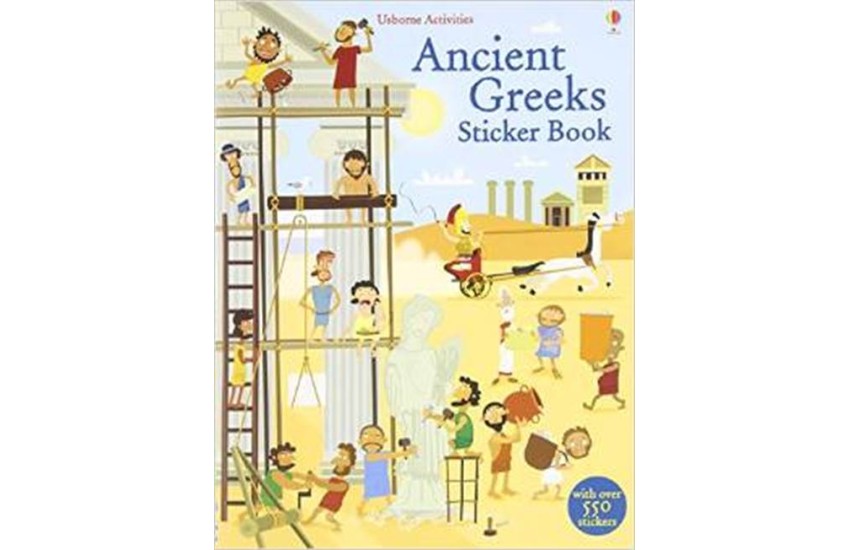 ANCIENT GREEKS STICKER BOOK PAPERBACK