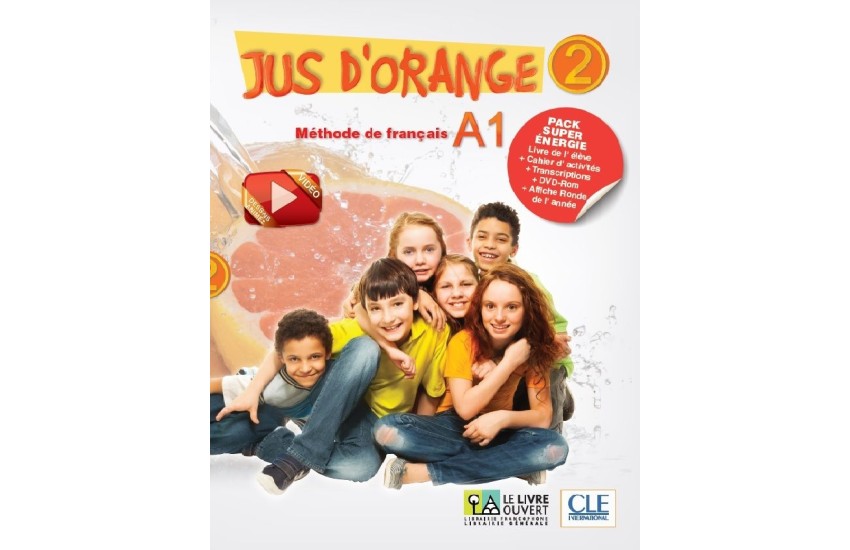(PACK) JUS D'ORANGE 2 (A1) (LIVRE DE L' ELEVE+CAHIER D' ACTIVITES+TRANSCRIPTIONS+DVD-ROM+AFFICHE RONDE DE L' ANNEE), METHODE DE FRANCAIS