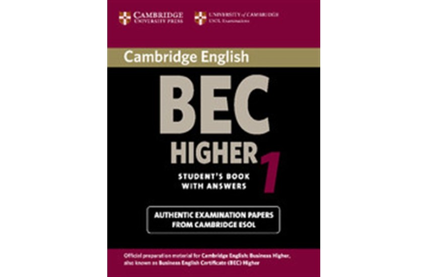 CAMBRIDGE BEC HIGHER 1 STUDENT'S BOOK  WITH ANSWERS