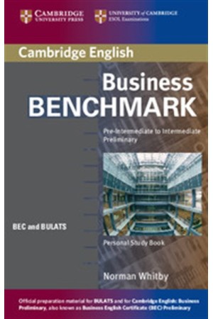 BUSINESS BENCHMARK PRE-INTERMEDIATE + INTERMEDIATE PERSONAL STUDY BOOK