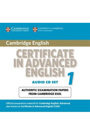 CAMBRIDGE CERTIFICATE IN ADVANCED ENGLISH 1 CD (2) 2008