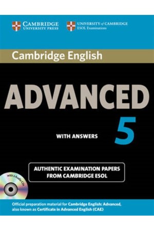 CAMBRIDGE CERTIFICATE IN ADVANCED ENGLISH 5 STUDENT'S BOOK PACK (+2 CD) WITH ANSWERS