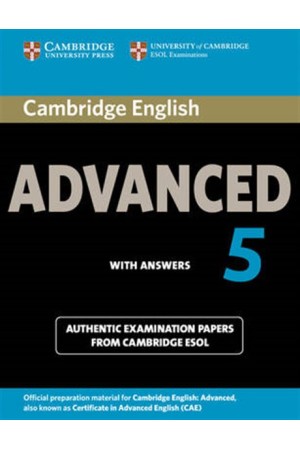 CAMBRIDGE CERTIFICATE IN ADVANCED ENGLISH 5 STUDENT'S BOOK WITH ANSWERS