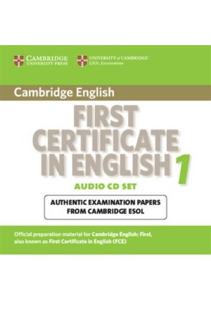 CAMBRIDGE FIRST CERTIFICATE IN ENGLISH 1 CD (2) 2008