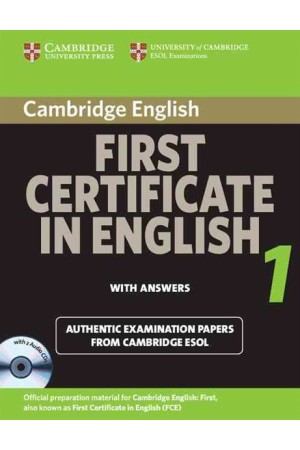 CAMBRIDGE FIRST CERTIFICATE IN ENGLISH 1 SELF STUDY PACK 2008
